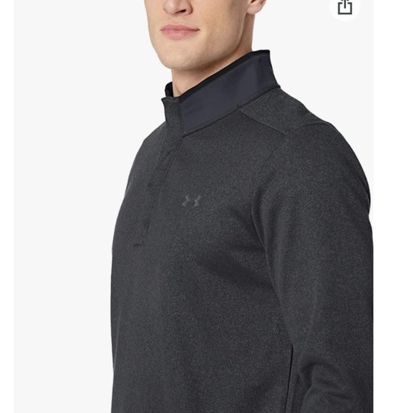Under Armour Storm Sf Heather Snap Mock Sweater M - Picture 2 of 5